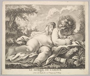 Amors søvn. af Jean Baptiste Michel