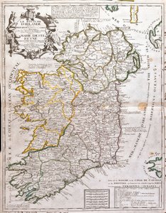 Kort over kongeriget Irland, dediee til Marie d