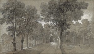 Udsigt over parken ved Arcueil, 1744 af Jean Baptiste Oudry