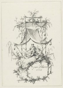 Komposition i Chinoiserie stil af Jean Baptiste Pillement