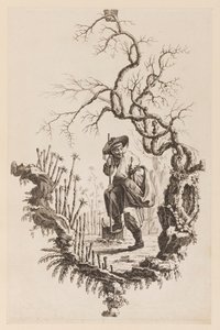 Figur og Bough af Jean Baptiste Pillement