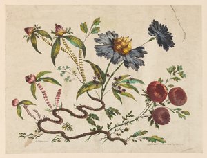 Blomstergrene, fra "Samling af forskellige fantasiblomster i kinesisk smag"