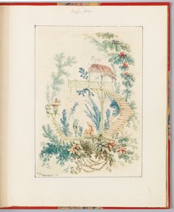 Ornamentalt design fra "Nouvelle suite de cahiers arabesques chinois a l