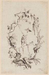 Plade 2, fra "A New Book of Chinese Ornaments" af Jean Baptiste Pillement