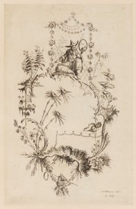Plade 3, fra "A New Book of Chinese Ornaments" af Jean Baptiste Pillement