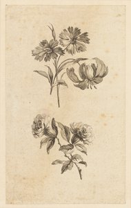 To blomsterkviste af Jean Baptiste Pillement