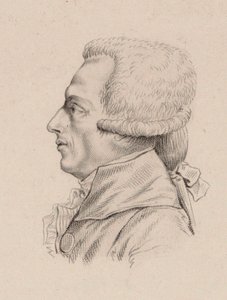 Portræt af violinisten og komponisten Niccolò Mestrino 1748-1789. af Jean Baptiste Ponce Lambert