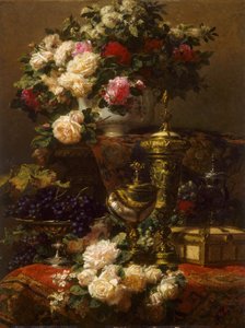 Blomster og frugt