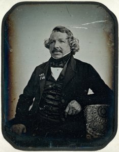 Louis Jacques Mande Daguerre af Jean Baptiste Sabatier Blot