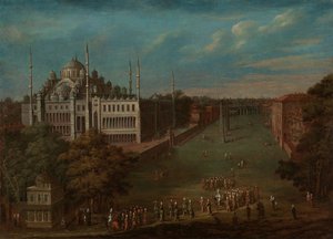 Storvesiren krydser Atmeydan? (Hestepladsen), 1720-37