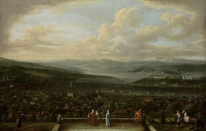 Udsigt over Istanbul fra den hollandske ambassade i Pera Udsigt over Istanbul fra den hollandske ambassade i Pera af Jean Baptiste Vanmour