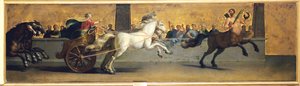 The Education of Achilles: Chariot Racing, midten af slutningen af det 17. århundrede