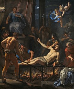 Saint Lawrences martyrium, ca. 1660.
