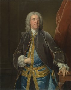 The Right Honorable Stephen Poyntz, fra Midgeham, Berkshire, ca. 1740 (olie på lærred) af Jean Baptiste van Loo