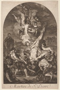 Martire de St. Pierre Sankt Peters martyrium, ca. 1750