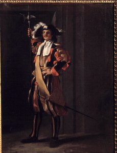 Pavegardens Schweiz Maleri af Jean Barbault (1718-1762). 1700-tallet. Besancon, Museum of Fine Arts