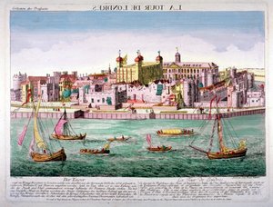Tower of London, 1760 af Jean Benoit Winckler