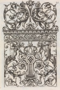 Forskellige Låsesmede, side 11 recto, ca. 1663. af Jean Berain