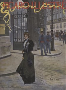 Apres la Gentagelse (Efter Øvelsen). Forside af Le Figaro Illustre, april 1896