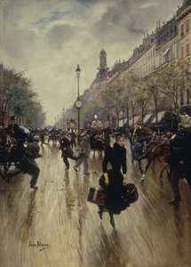 16.00 ved Carrefour Drouot og Grand Boulevard, ca. 1895