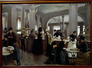 Gloppe konditori af Jean Beraud