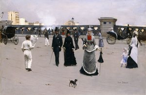 Europas bro, ca. 1875 af Jean Beraud