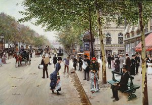 Parisisk gadebillede