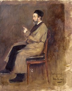 Portræt af J. J. Weiss (1827-1891) af Jean Beraud