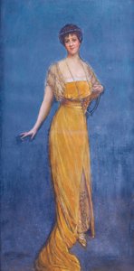 Portræt af Madame Blanche Vesnitch født Ulman, 1913. af Jean Beraud