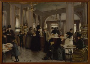 Konditoriet Gloppe af Jean Beraud