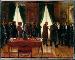 Enkemanden (maleri på lærred) af Jean Beraud