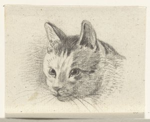 Hovedet af en kat af Jean Bernard