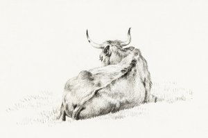 Den liggende ko (1815) af Jean Bernard