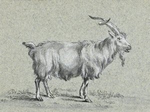 Stående ged af Jean Bernard
