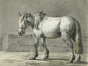 Stående hest (1810–1816) af Jean Bernard