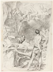 Martyrium af Saints Processus og Martinian af Jean Bernard Restout