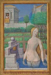 Batseba bader af Jean Bourdichon