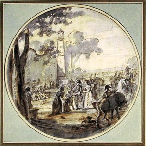 Napoleon I (1769-1821) ved Saint-Cloud af Jean Charles Develly