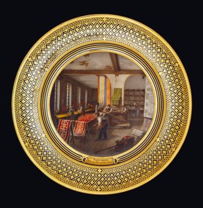 Vægmalerier, c.1820-35 af Jean Charles Develly