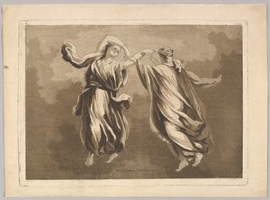 Udvalgte fragmenter fra de mest interessante malerier og billeder af pal..., 1700-tallet. af Jean Claude Richard Saint Non