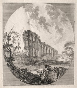 Gamle ruiner: Gamle akvædukt, 1756.
