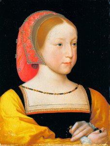 Fransk: Portrait de Charlotte de Valois Portræt af Charlotte af Frankrig af Jean Clouet