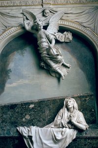 Julienne Le Bes grav, efter tegninger af Charles Le Brun (1619-90), ca. 1668-90 (marmor og stuk)