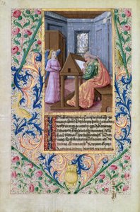 Fru Lat. Q.v.I.126 f.97v St. Matthæus, fra Louis dOrleans