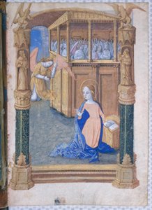 Fru Lat. Q.v.I.126 fol.12v Bebudelsen, fra "Louis d