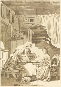 Falken af Jean Dambrun and Jean Baptiste Tilliard after Jean Honoré Fragonard