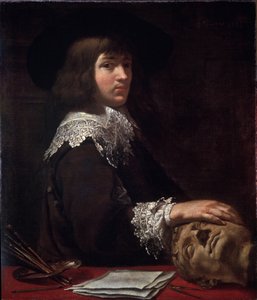 ""Autoportræt"" (Selvportræt) Maleri af Jean Daret (1615-1668) 1636 Eremitagemuseet, Sankt Petersborg (Saint-Petersburg)