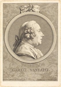 Carle Vanloo af Jean Daullé after Charles Nicolas Cochin II
