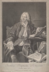 Jean Baptiste Rousseau af Jean Daullé, after Jacques Andre Joseph Camelot Aved