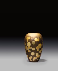 Vase, ca. 1925 (lakeret metal)